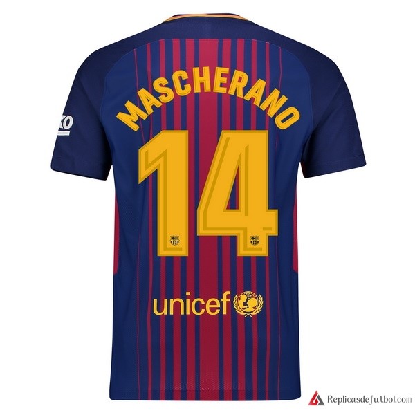 Camiseta Barcelona Primera equipación Mascherano 2017-2018
